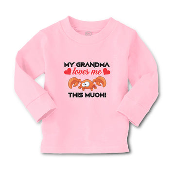 Baby Clothes My Grandma Loves Me This Much! Boy & Girl Clothes Cotton
