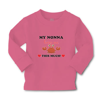 Baby Clothes My Nonna Loves Me This Much! Boy & Girl Clothes Cotton