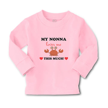 Baby Clothes My Nonna Loves Me This Much! Boy & Girl Clothes Cotton