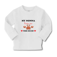 Baby Clothes My Nonna Loves Me This Much! Boy & Girl Clothes Cotton - Cute Rascals