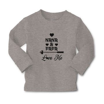 Baby Clothes Nana & Papa Love Me Boy & Girl Clothes Cotton