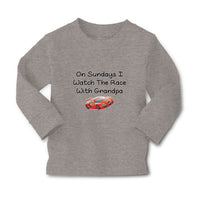 Baby Clothes On Sundays I Watch The Race with Grandpa Boy & Girl Clothes Cotton - Cute Rascals