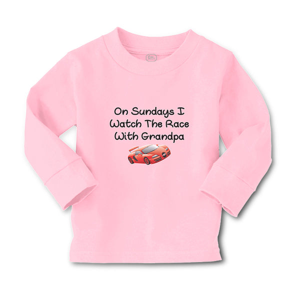 Baby Clothes On Sundays I Watch The Race with Grandpa Boy & Girl Clothes Cotton - Cute Rascals