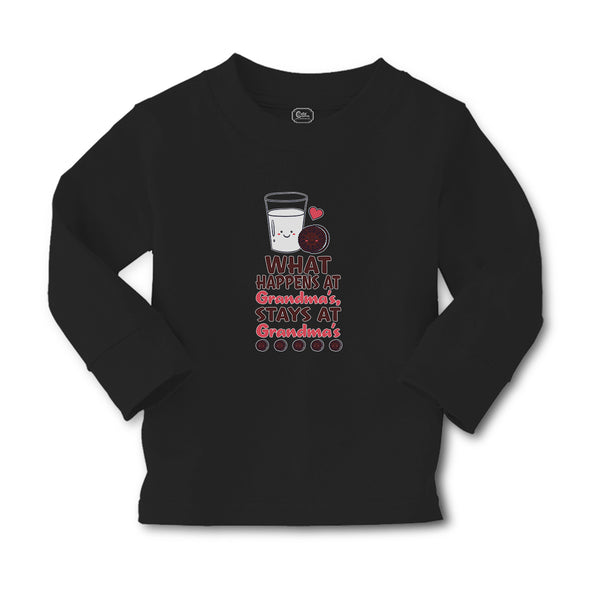 Baby Clothes Happens Grandma's, Stays Grandma's Glass Milk Cookies Cotton - Cute Rascals