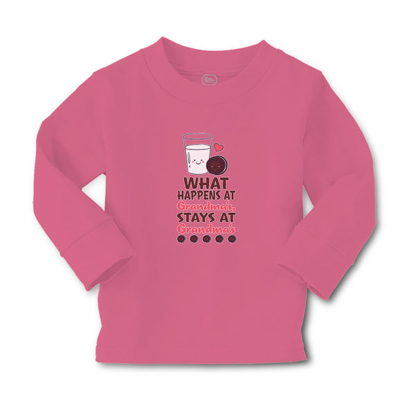 Baby Clothes Happens Grandma's, Stays Grandma's Glass Milk Cookies Cotton - Cute Rascals
