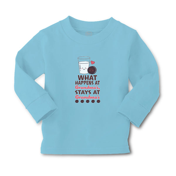 Baby Clothes Happens Grandma's, Stays Grandma's Glass Milk Cookies Cotton - Cute Rascals