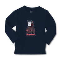 Baby Clothes Happens Grandma's, Stays Grandma's Glass Milk Cookies Cotton - Cute Rascals