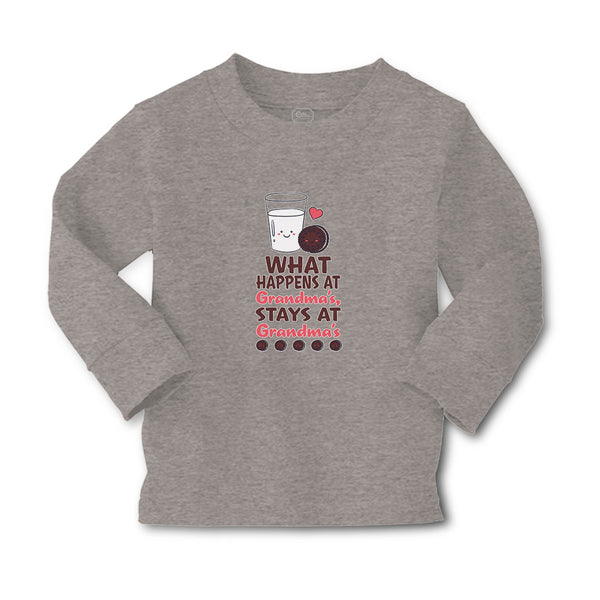 Baby Clothes Happens Grandma's, Stays Grandma's Glass Milk Cookies Cotton - Cute Rascals