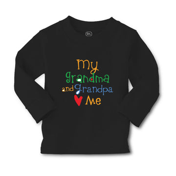 Baby Clothes My Grandpa and Grandma Loves Me Grandparents Boy & Girl Clothes