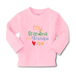 Baby Clothes My Grandpa and Grandma Loves Me Grandparents Boy & Girl Clothes - Cute Rascals