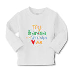 Baby Clothes My Grandpa and Grandma Loves Me Grandparents Boy & Girl Clothes - Cute Rascals