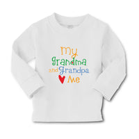 Baby Clothes My Grandpa and Grandma Loves Me Grandparents Boy & Girl Clothes - Cute Rascals