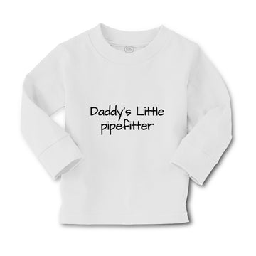Baby Clothes Daddy's Little Pipefitter Welder Dad Father's Day B Cotton