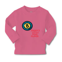 Baby Clothes Daddy's Little Pool Player Billiards Dad Father's Day A Cotton - Cute Rascals