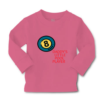 Baby Clothes Daddy's Little Pool Player Billiards Dad Father's Day A Cotton
