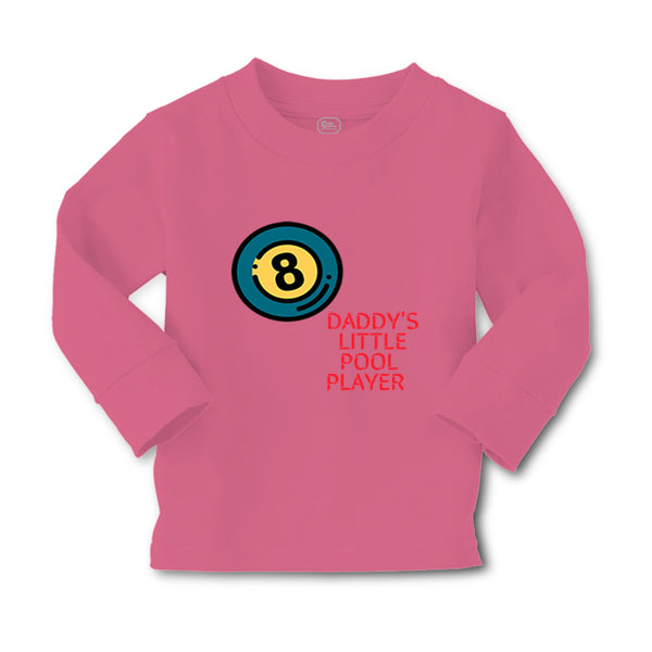 Baby Clothes Daddy's Little Pool Player Billiards Dad Father's Day A Cotton - Cute Rascals