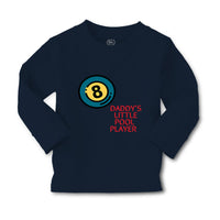 Baby Clothes Daddy's Little Pool Player Billiards Dad Father's Day A Cotton - Cute Rascals