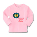Baby Clothes Daddy's Little Pool Player Billiards Dad Father's Day A Cotton
