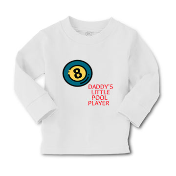 Baby Clothes Daddy's Little Pool Player Billiards Dad Father's Day A Cotton