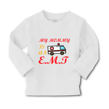 Baby Clothes My Mommy Is An Emt Mom Mothers Day Boy & Girl Clothes Cotton