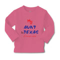Baby Clothes My Aunt in Texas Loves Me Boy & Girl Clothes Cotton