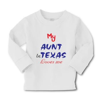 Baby Clothes My Aunt in Texas Loves Me Boy & Girl Clothes Cotton