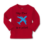 Baby Clothes My Dad Is A Pilot Flying Dad Father's Day Boy & Girl Clothes Cotton - Cute Rascals