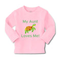 Baby Clothes My Aunt Loves Me Turtle Boy & Girl Clothes Cotton
