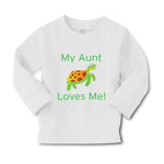 Baby Clothes My Aunt Loves Me Turtle Boy & Girl Clothes Cotton - Cute Rascals