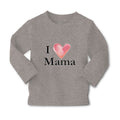 Baby Clothes I Love Mama Boy & Girl Clothes Cotton