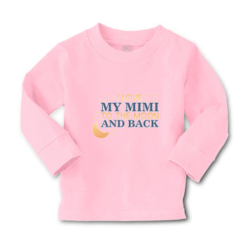 Baby Clothes I Love My Mimi to The Moon and Back Boy & Girl Clothes Cotton
