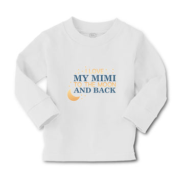 Baby Clothes I Love My Mimi to The Moon and Back Boy & Girl Clothes Cotton