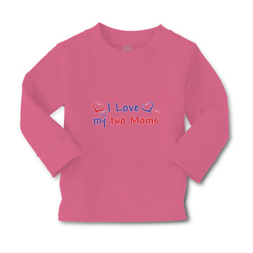 Baby Clothes I Love My 2 Moms Boy & Girl Clothes Cotton