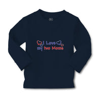 Baby Clothes I Love My 2 Moms Boy & Girl Clothes Cotton - Cute Rascals