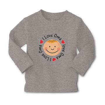 Baby Clothes I Love Oma Boy & Girl Clothes Cotton