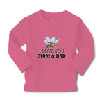 Baby Clothes I Love You Mom & Dad Boy & Girl Clothes Cotton - Cute Rascals