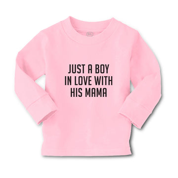 Baby Clothes Just A Boy in Love with His Mama Boy & Girl Clothes Cotton