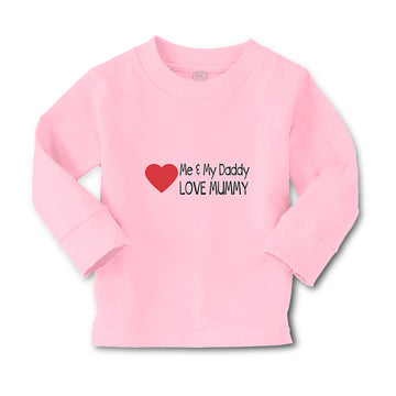 Baby Clothes Me & My Daddy Love Mummy Boy & Girl Clothes Cotton