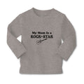 Baby Clothes My Mom Is A Rock Star Boy & Girl Clothes Cotton