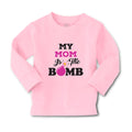 Baby Clothes My Mom Is The Bomb Boy & Girl Clothes Cotton