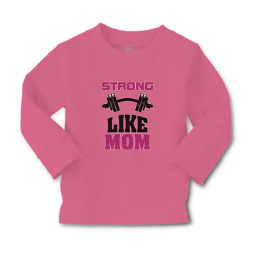 Baby Clothes Strong like Mom Boy & Girl Clothes Cotton