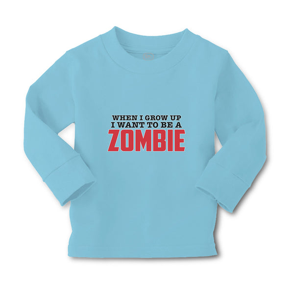 Baby Clothes When I Grow up I Want to Be A Zombie Boy & Girl Clothes Cotton - Cute Rascals