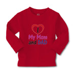 Baby Clothes I Love My Mom and Dad Boy & Girl Clothes Cotton - Cute Rascals
