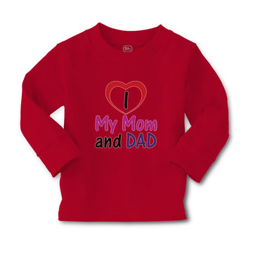 Baby Clothes I Love My Mom and Dad Boy & Girl Clothes Cotton