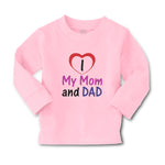 Baby Clothes I Love My Mom and Dad Boy & Girl Clothes Cotton - Cute Rascals