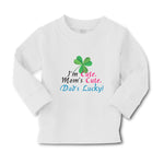 Baby Clothes I'M Cute Mom's Cute. Dad's Lucky! Boy & Girl Clothes Cotton - Cute Rascals