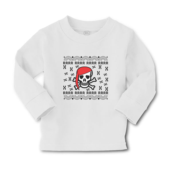 Baby Clothes Rrrr Rrrr An Skull Skeleton Pirate Head with Crossbone Cotton - Cute Rascals