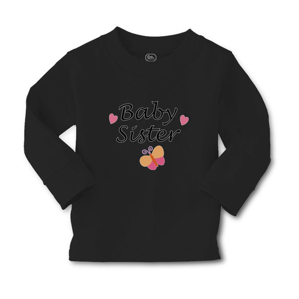Baby Clothes Baby Sister with Butterfly and Pink Little Hearts Cotton - Cute Rascals