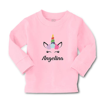 Baby Clothes Angelina Your Name Cute Unicorn Boy & Girl Clothes Cotton