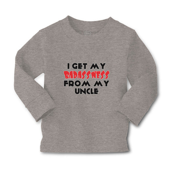 Baby Clothes I Get My Badassness from My Uncle Boy & Girl Clothes Cotton - Cute Rascals